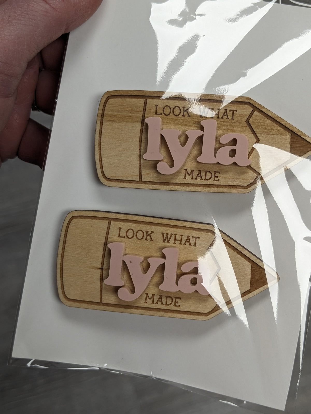 'I Made This' Kids Custom Name Magnets
