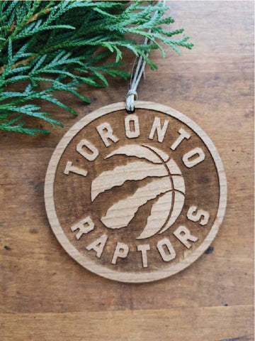 Handmade Toronto Raptors Christmas Ornament (Personalization Available)