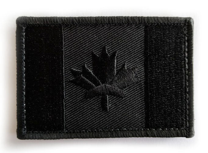 Canadian Flag Morale Patch - Velcro-Backed Embroidery