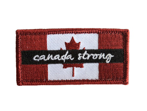 Canada Strong Morale Patch - Velcro Backing (Set of 2)