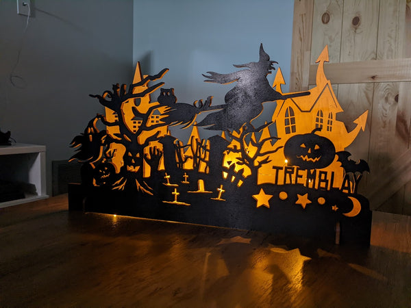 Halloween Lighted Display