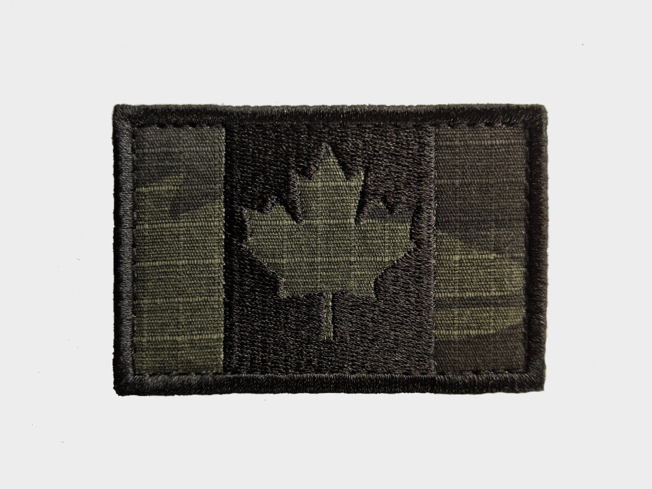 Canadian Flag Morale Patch - Velcro-Backed Embroidery
