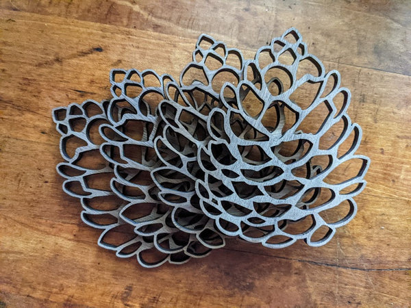 Handmade Pinecone Coaster Set of 4 or 6