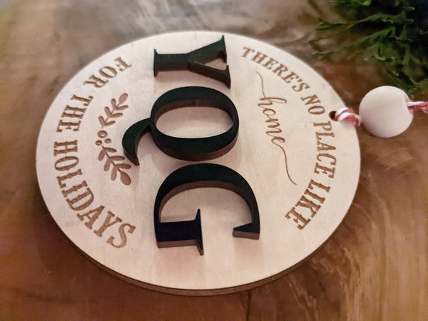 Handmade YQG Windsor Christmas Ornament - Maple Wood